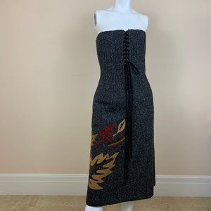 Vintage Dolce and Gabbana Lambwool Corset Dress